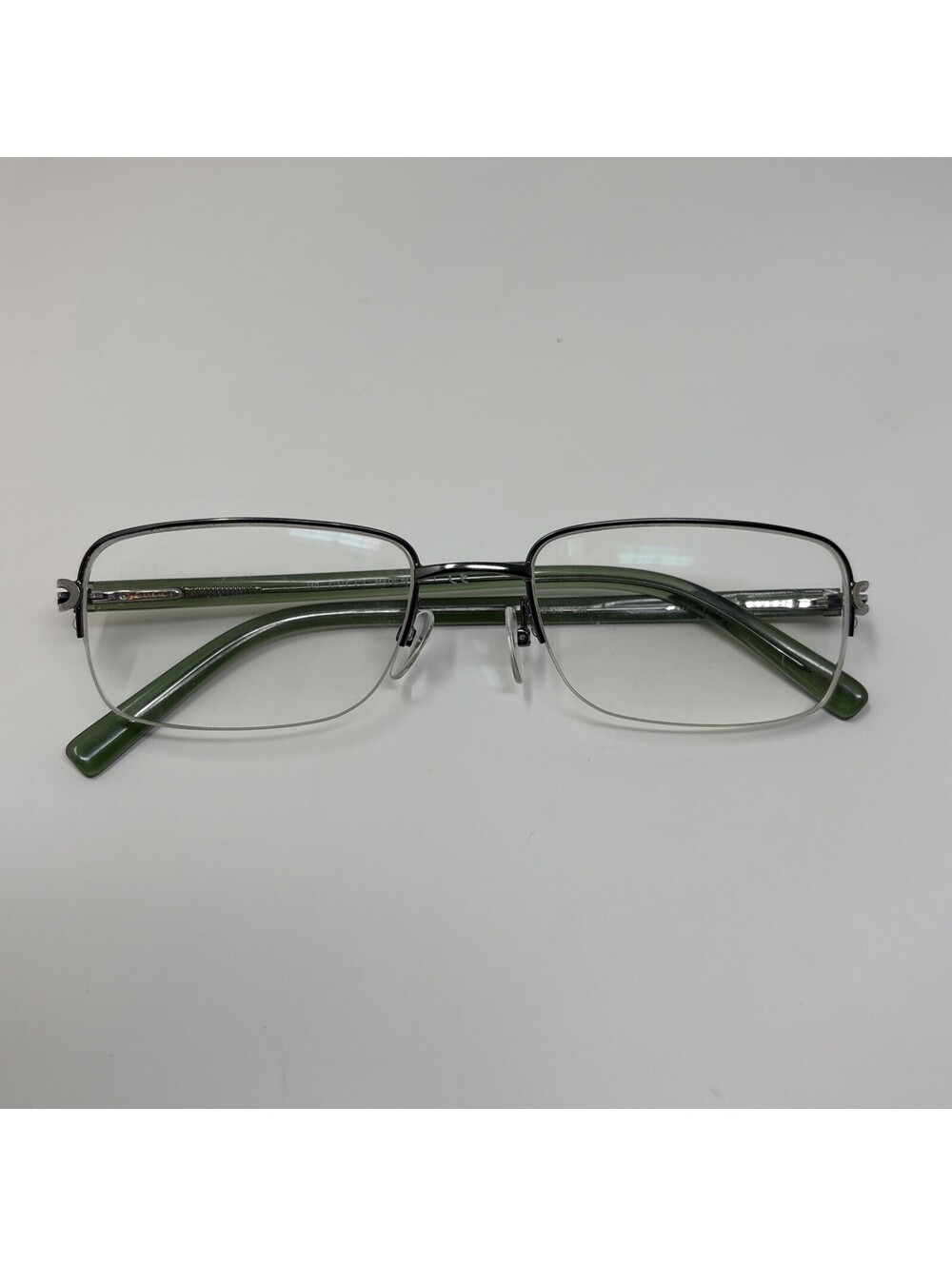 Gucci 140 GG 1810 QB6 Green Eyeglasses Frames Only Made In Italy